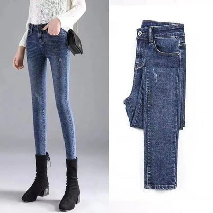 Comfortable Women's Slim Fit High Waist Jeans