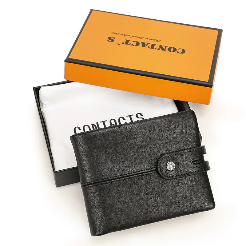 Men's Genuine Brown Leather Wallet