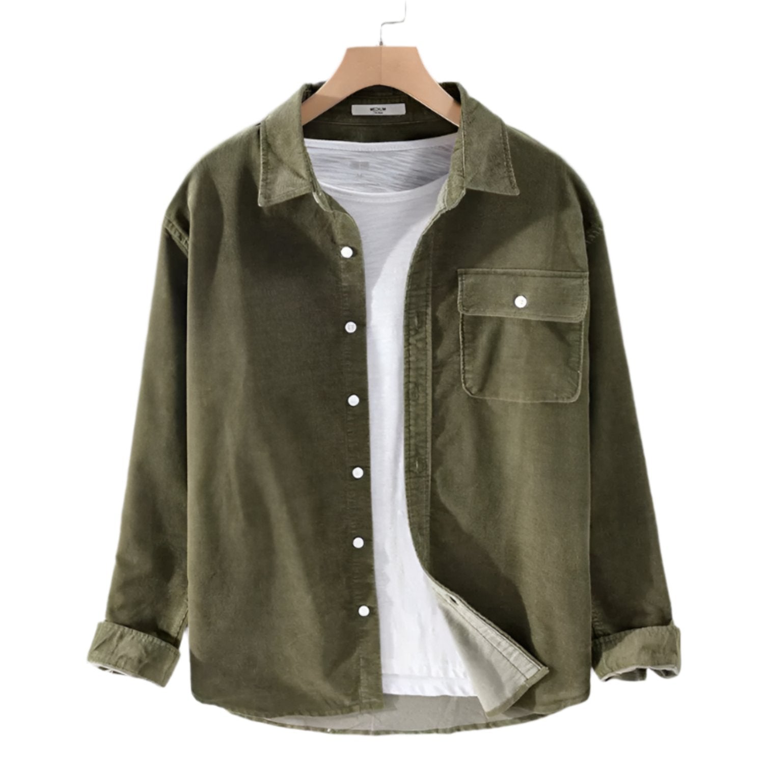 Relaxed Fit Blue Jeans Shirt - VogeLuxe