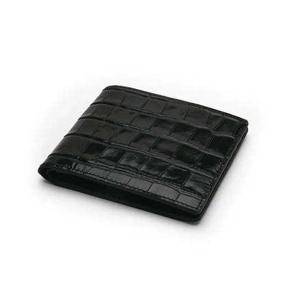 Personalized Monogrammed Alligator Leather Wallet