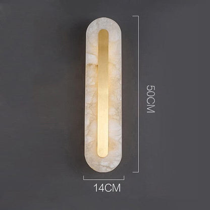 Classic Marble Round Wall Lamp Soft Ambient Glow