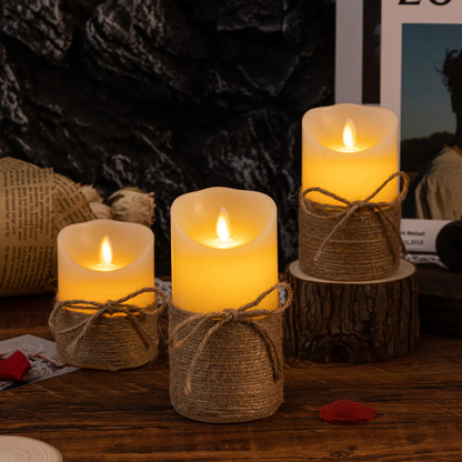 Battery Operated LED Faux Candles