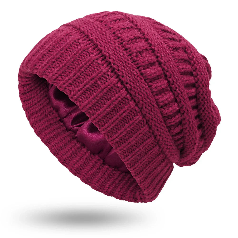 Soft Women's Cable Knit Winter Hat