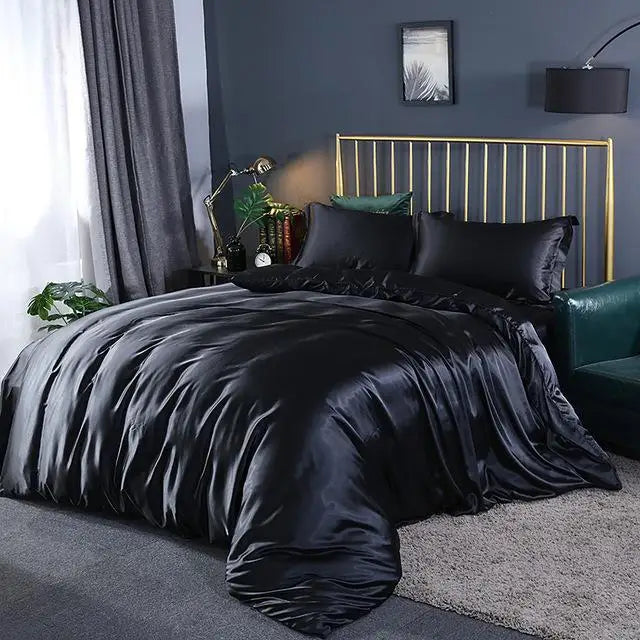 Soft 4-Piece Bed Sheet Set with Duvet Cover