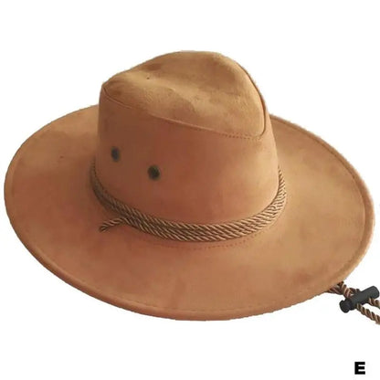Classic Men's Cowboy Hat - Large Brim Summer Shade
