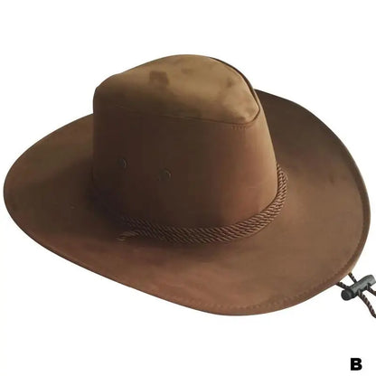 Classic Men's Cowboy Hat - Large Brim Summer Shade