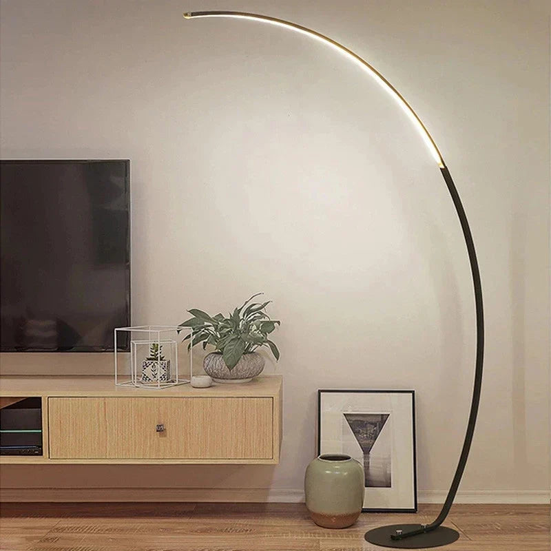 Bright Arc Modern Floor Light - VogeLuxe