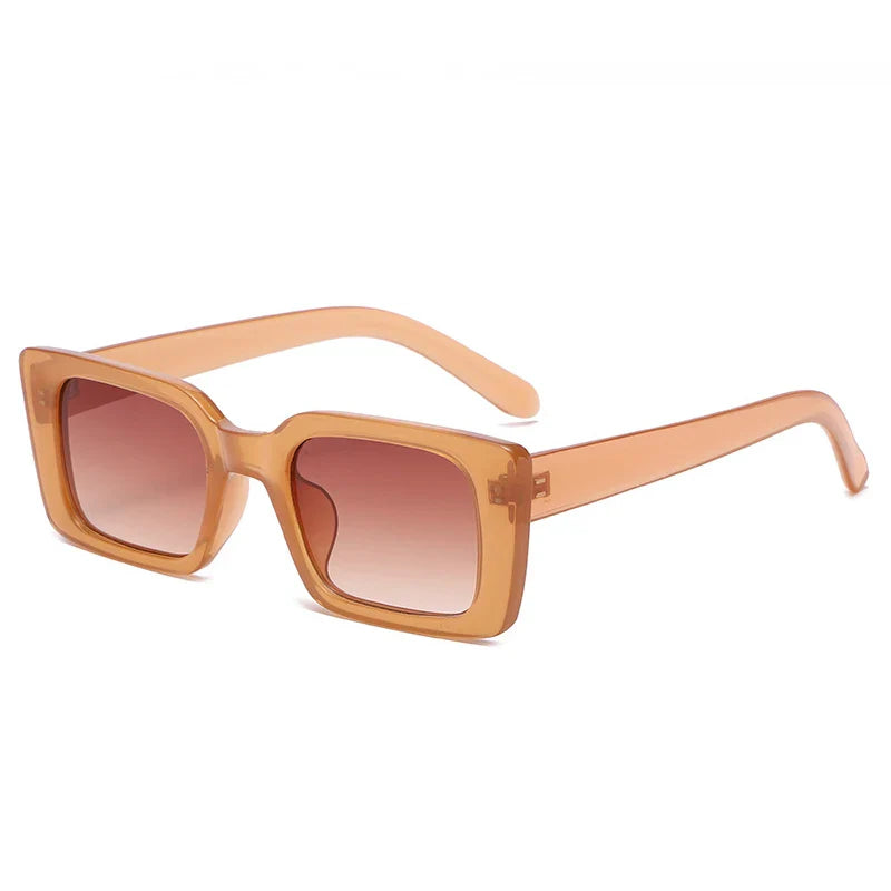 Stylish Rectangular Animal Print UV Sunglasses