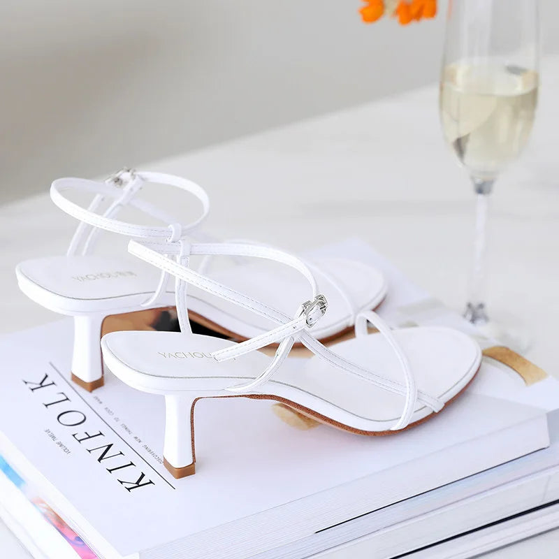 Elegant High Heel Summer Sandals for Women