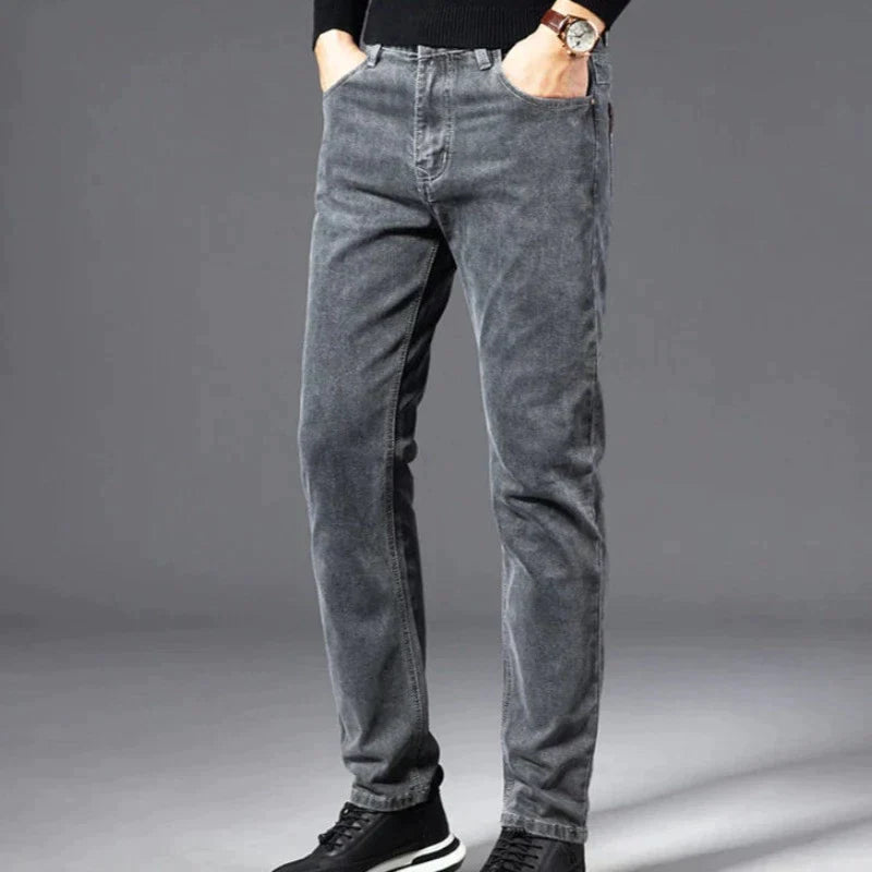 Men's Slim Fit Stretchy Daily Jeans with Pockets