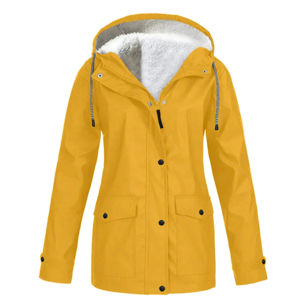 Ladies' Oversized Long Sleeve Hooded Sweatshirt
