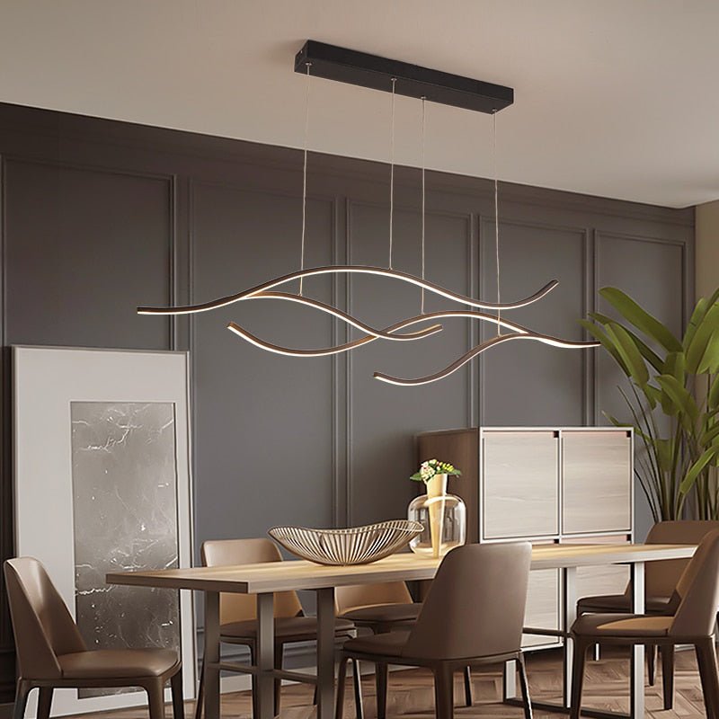 Modern Geometric Crystal LED Chandelier Light Fixture