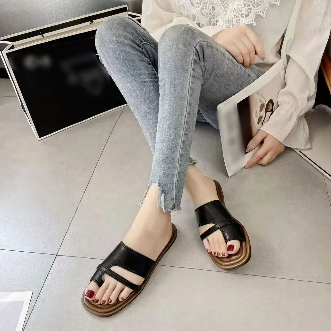 Ladies Glitter Heel Sandals with Ankle Strap