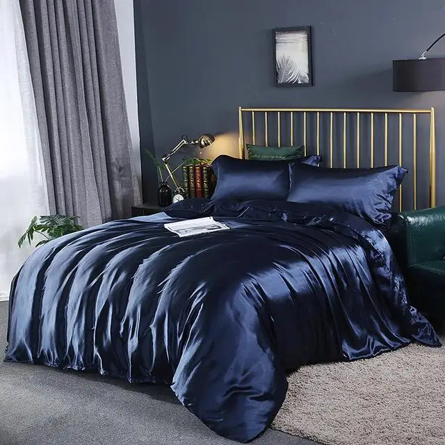 Soft 4-Piece Bed Sheet Set with Duvet Cover