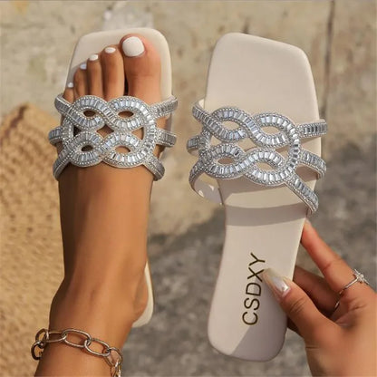 Comfy Women's Flat Sandals - Casual Beach Shoes