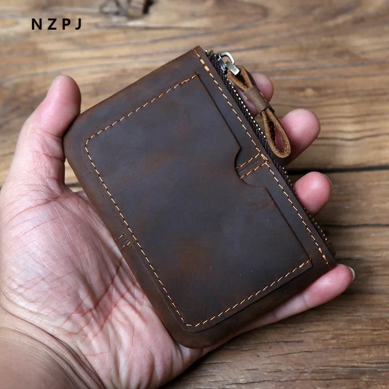 Small Genuine Leather Coin Purse - VogeLuxe
