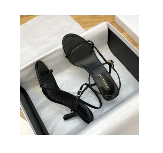 Elegant High Heel Summer Sandals for Women - VogeLuxe