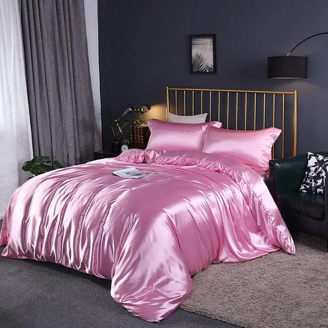 Soft 4-Piece Bed Sheet Set with Duvet Cover