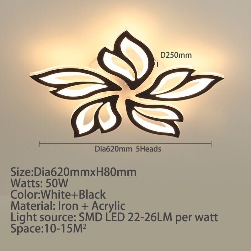 Floral Glass Hanging Lamps