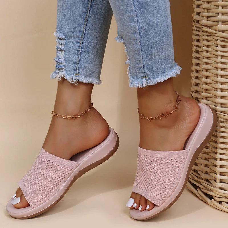 Comfortable Womens Wedge Sandals - Versatile Summer Shoes - VogeLuxe