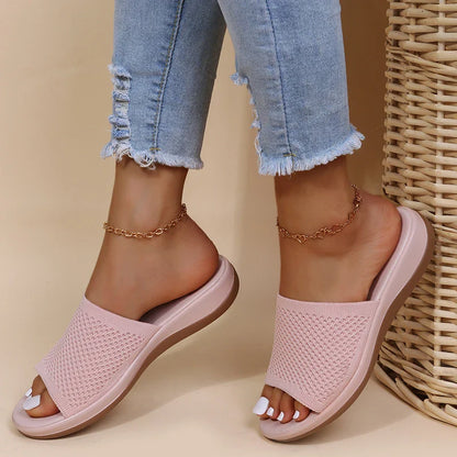 Comfortable Womens Wedge Sandals - Versatile Summer Shoes - VogeLuxe
