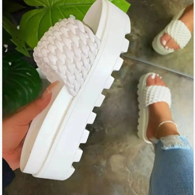 Women's Woven High Heel Sandals