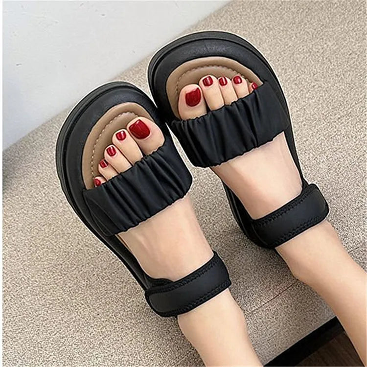 Comfortable Elevated Roman Sandals - Breezy Summer Beach Style
