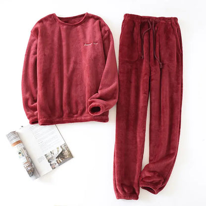 Cozy Plush 2-Piece Mens Pajama Set