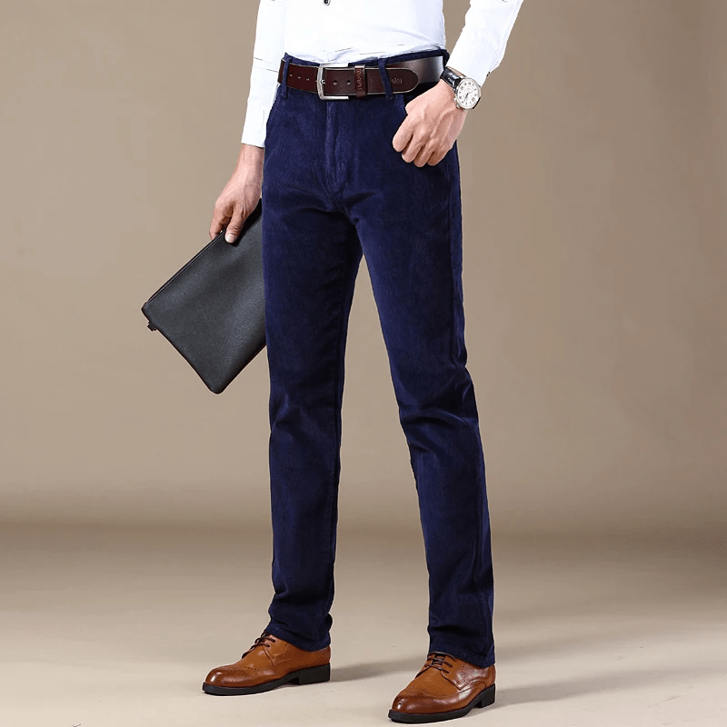 Relaxed Fit Corduroy Trousers for Everyday Wear