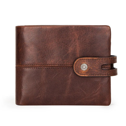 Men's Genuine Brown Leather Wallet