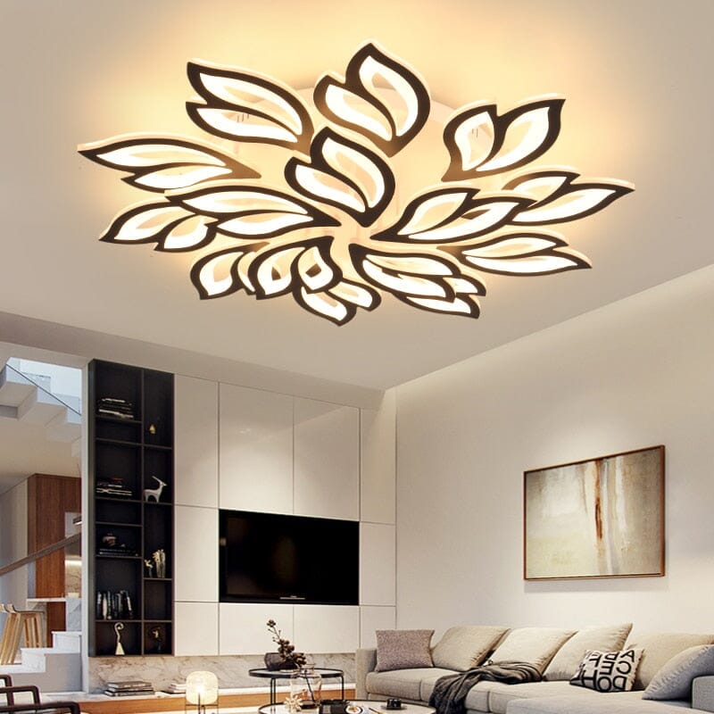 Floral Glass Hanging Lamps