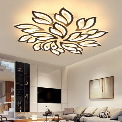 Floral Glass Hanging Lamps