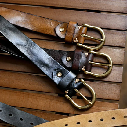 Genuine Leather Casual Belt - VogeLuxe