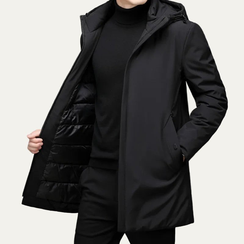 VogeLuxe | Men’s Water Resistant Hooded Parka