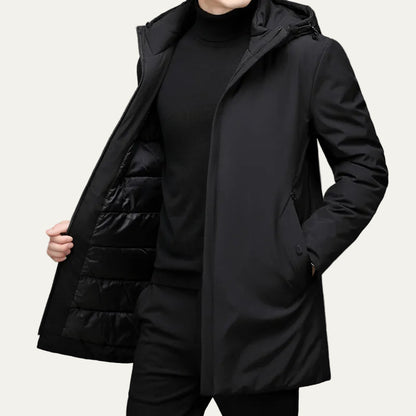 VogeLuxe | Men’s Water Resistant Hooded Parka