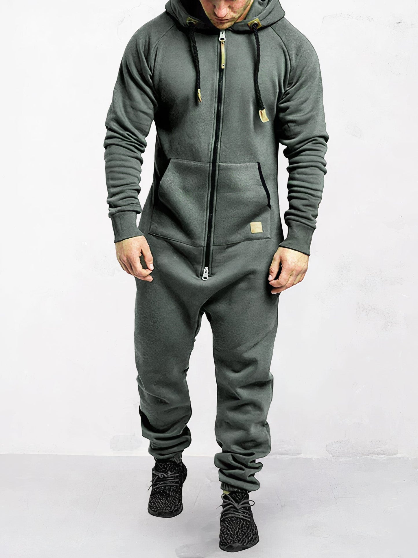 Men's Hooded Jumpsuit Athletic Outdoor Design