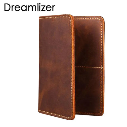 Real Leather Travel Passport Holder - VogeLuxe