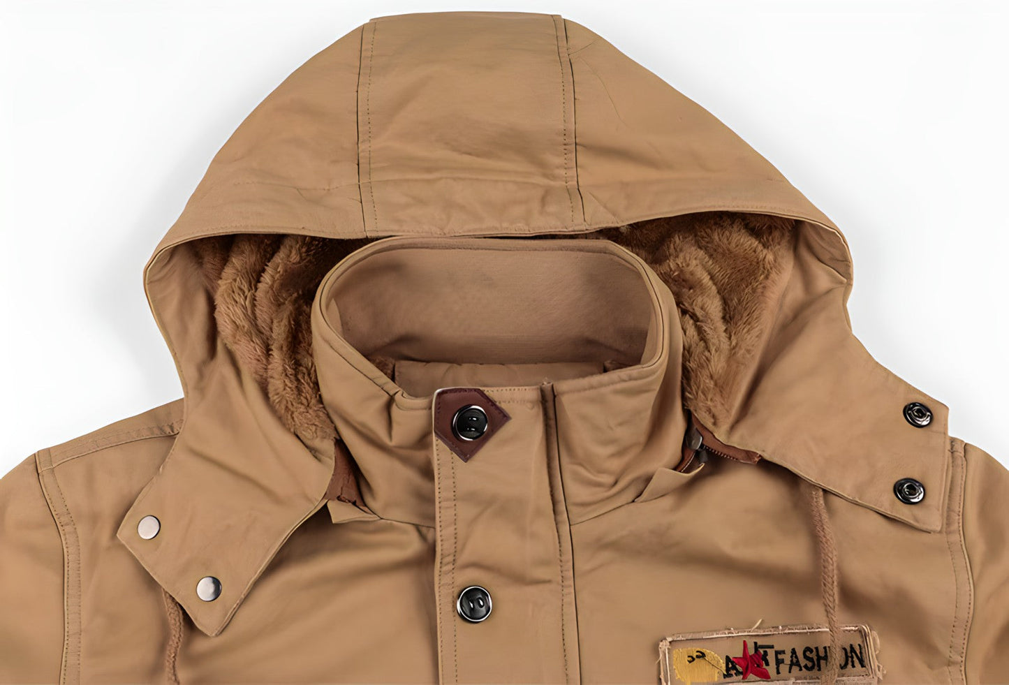VogeLuxe | Men’s Faux Fur Lined Winter Field Parka