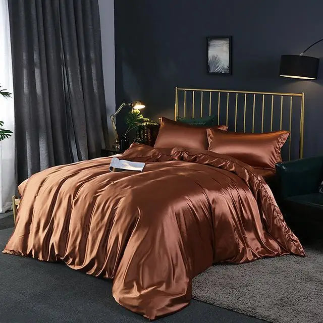 Soft 4-Piece Bed Sheet Set with Duvet Cover