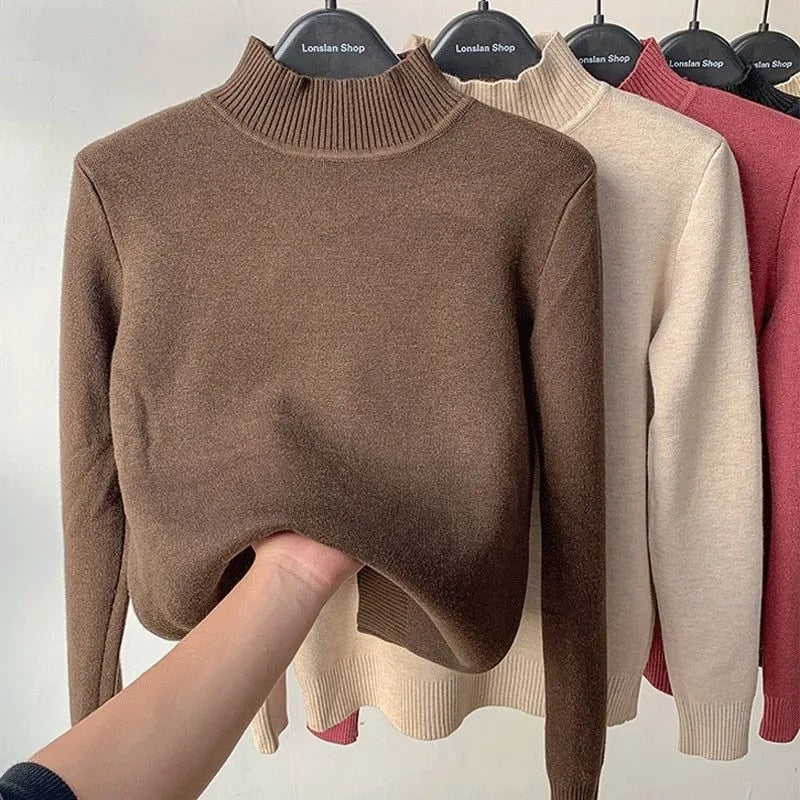 Cozy Women's Soft Winter Knit Sweater