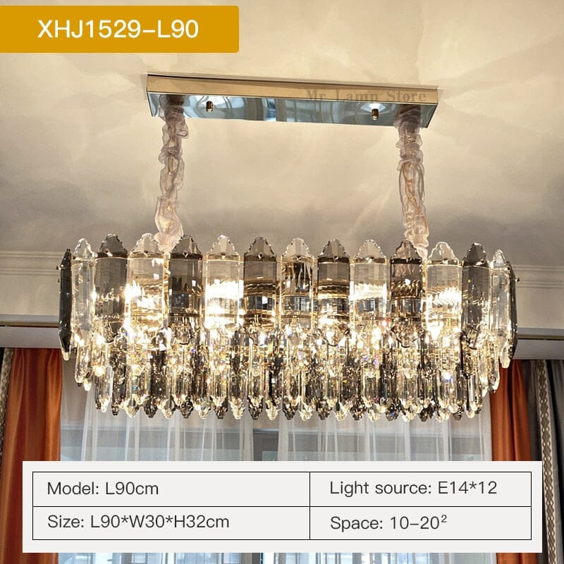Luxurious Crystal Jewelry Set