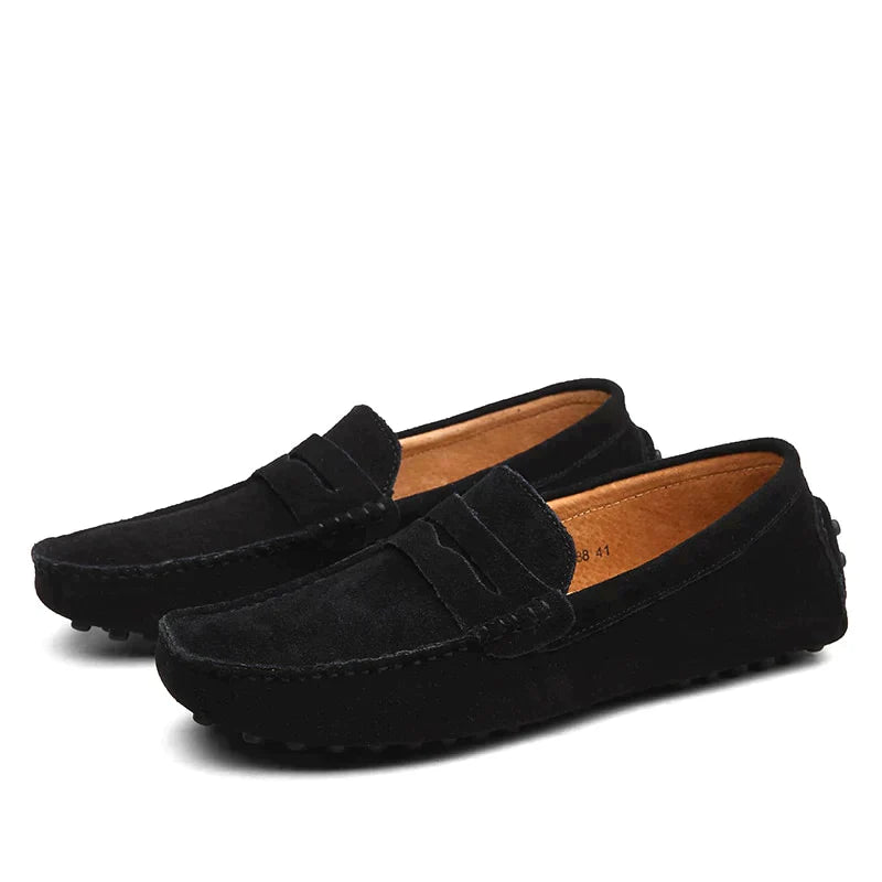 Comfortable Mens Suede Slip On Shoes