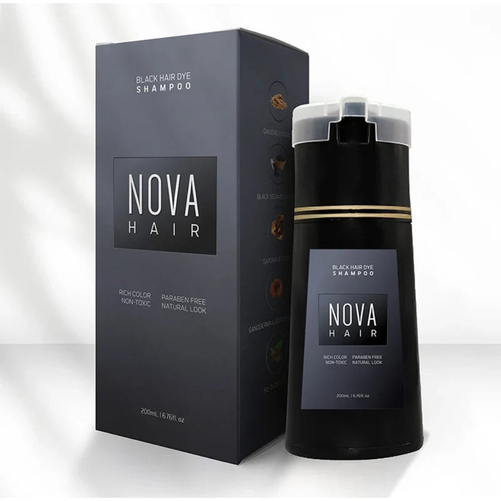 Permanent Hair Color Shampoo Easy Grey Coverage Dye - VogeLuxe
