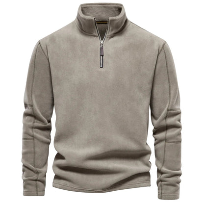 Half Zip Sweatshirt | Long Sleeve Pullover Top 1