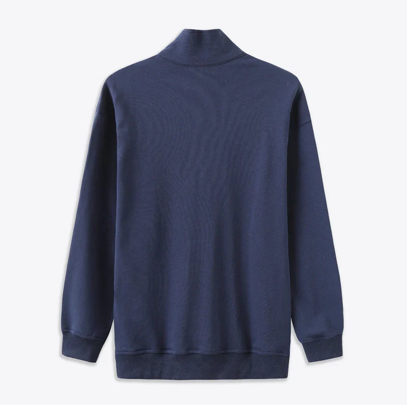 Half Zip Top - Sleek Zip Front & Soft Blend Layering Ease