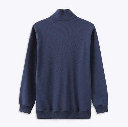 Half Zip Top - Sleek Zip Front & Soft Blend Layering Ease