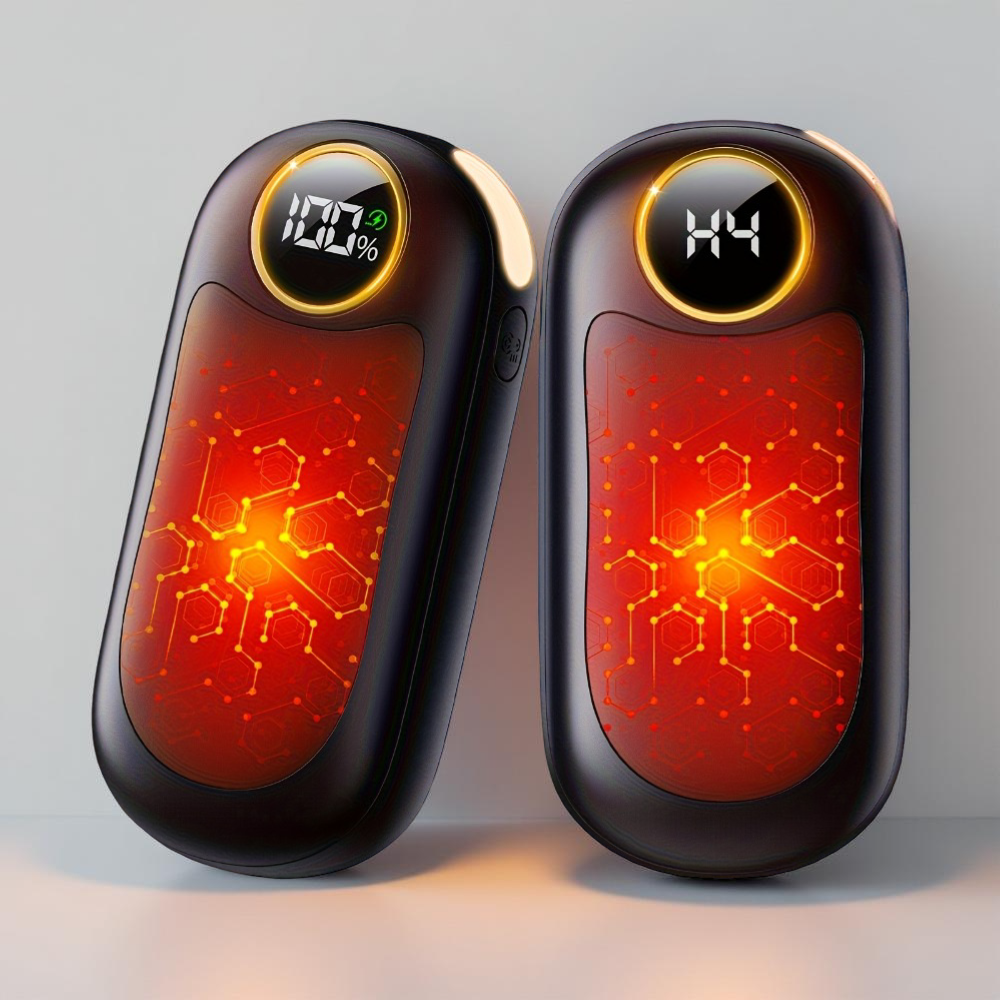 Portable Rechargeable Hand Warmers Twin Set