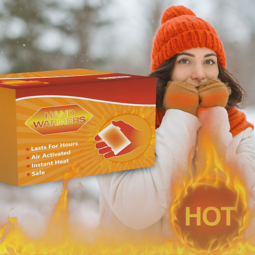 Portable Reusable Hand Warmer Heat Pads - VogeLuxe