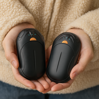 Portable Rechargeable Hand Warmers Heat Pads Set - VogeLuxe