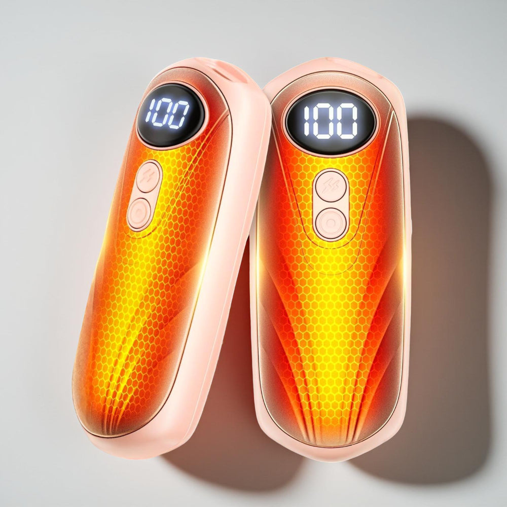 Reusable Pocket Hand Warmers LED Heating Set